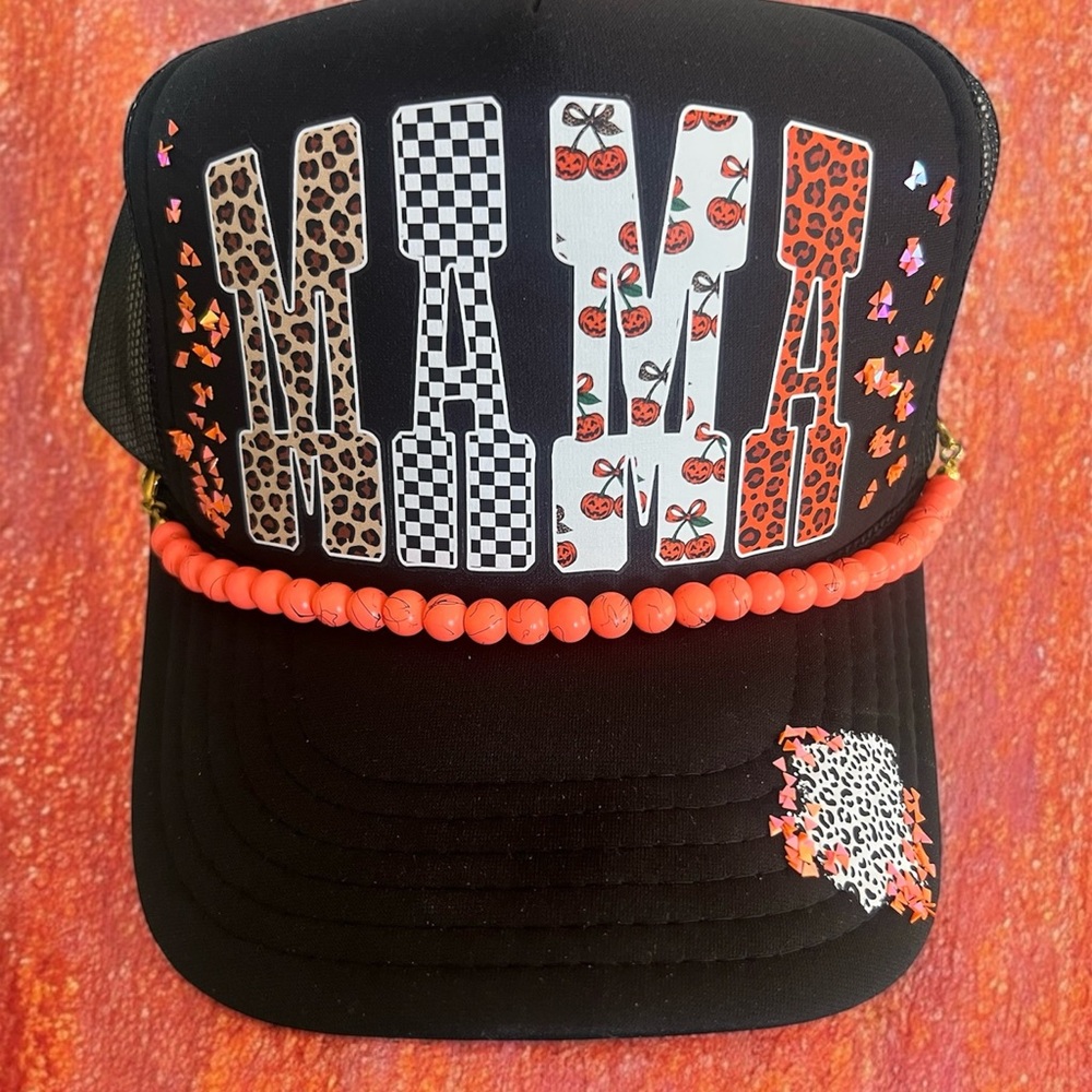 OTTO Black and Red Mama Hat